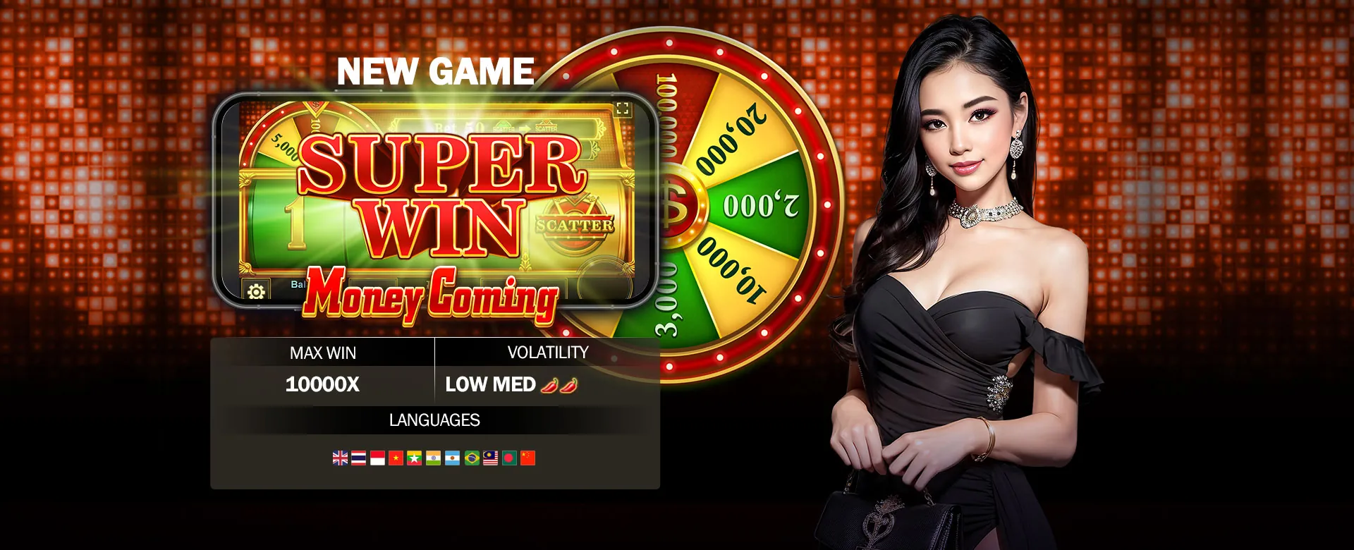 Daya 777 Slots Banner with thrilling games and big wins